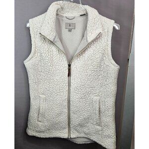 Womens Vest Jacket Royal Robbins M Grey Sherpa Fleece Urbanesque Zipper Pocket